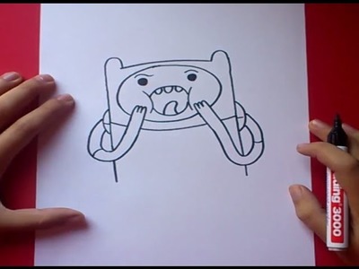 Como dibujar a Finn paso a paso 12 - Hora de aventuras | How to draw Finn 12 - Adventure time