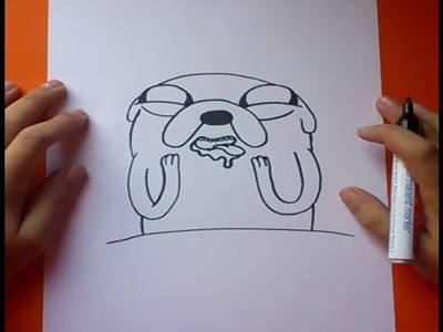 Como dibujar a Jake paso a paso 2 - Hora de aventuras | How to draw Jake 2 - Adventure time