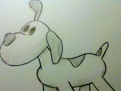 Cómo dibujar a Loula, el perro amigo de Pocoyó paso a paso - How to draw Loula, Pocoyo's dog friend