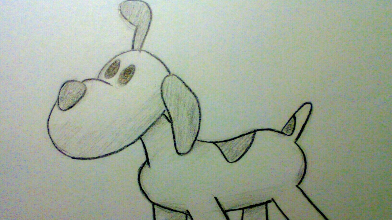 Cómo dibujar a Loula, el perro amigo de Pocoyó paso a paso - How to draw Loula, Pocoyo's dog friend