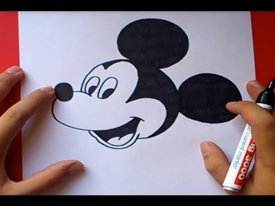 Como dibujar a Mickey Mouse paso a paso 2 - Disney | How to draw Mickey Mouse 2 - Disney