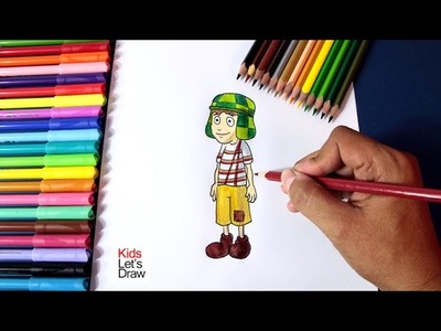 Cómo dibujar al CHAVO DEL 8 animado (paso a paso) | How to draw El Chavo del Ocho
