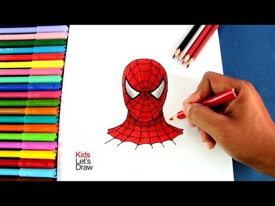 Cómo dibujar al Hombre Araña paso a paso | How to draw Spiderman's face