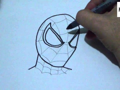 Como dibujar al hombre araña paso a paso |  How to draw spiderman step by step