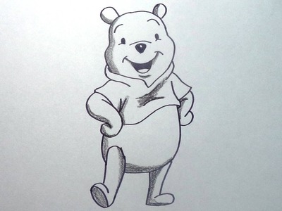 Cómo dibujar al oso Winnie Pooh paso a paso