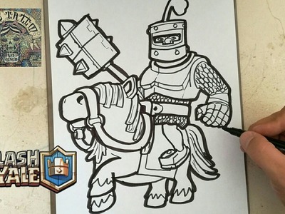 COMO DIBUJAR AL PRINCIPE OSCURO - CLASH ROYALE