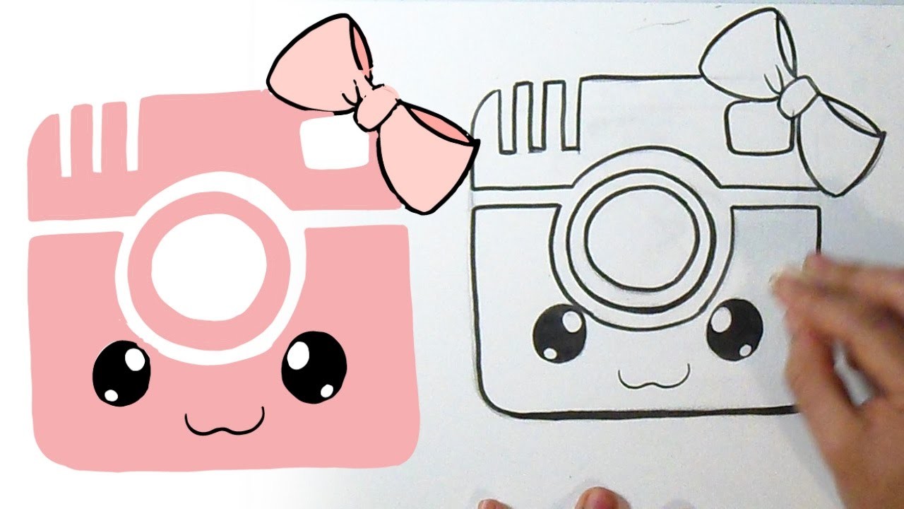 Cómo dibujar Instagram Logo KAWAII (Chica)