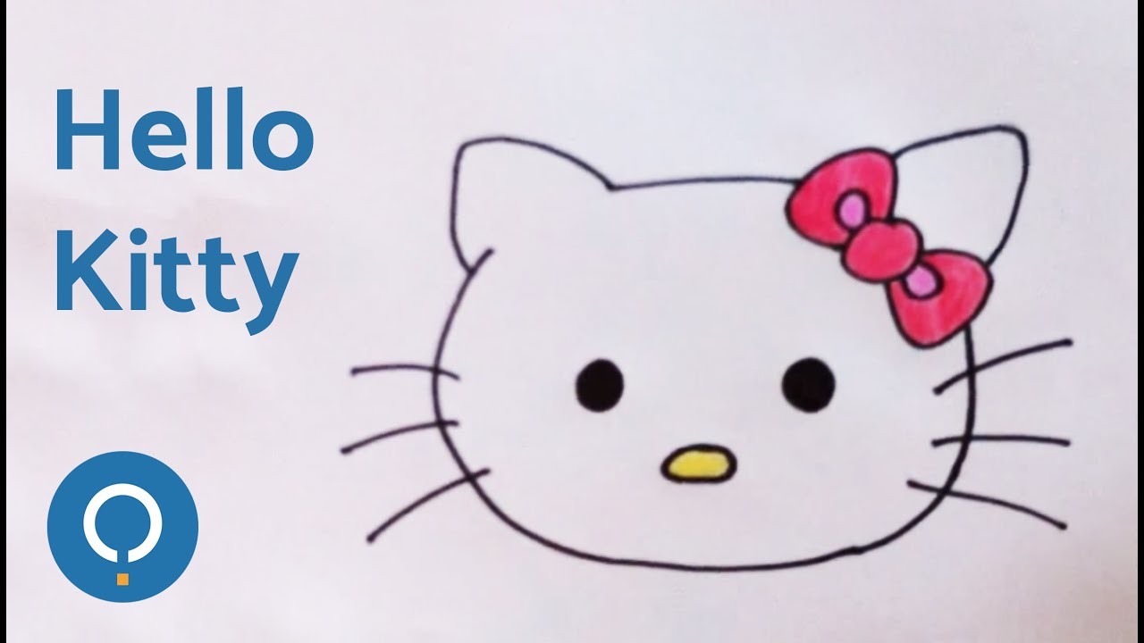 Cómo dibujar la cara de la Hello Kitty