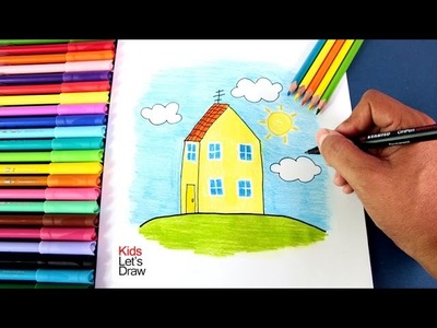 Cómo dibujar LA CASA DE PEPA | How to draw Peppa Pig's House!