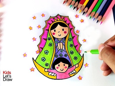 Cómo Dibujar la Virgen de Guadalupe | How to Draw the Virgin of Guadalupe - 1.5