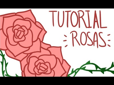 Cómo dibujar rosas! [Tutorial súper fácil]