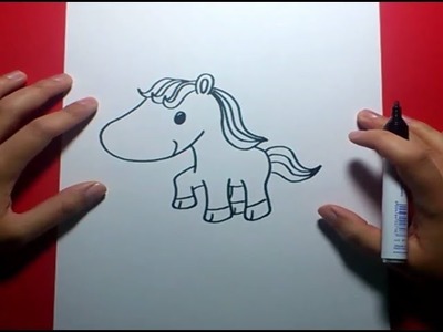 Como dibujar un caballo paso a paso 2 | How to Draw a Horse 2