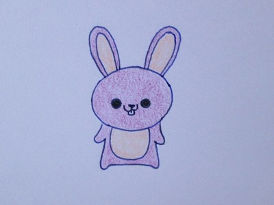 Cómo dibujar un conejo kawaii
