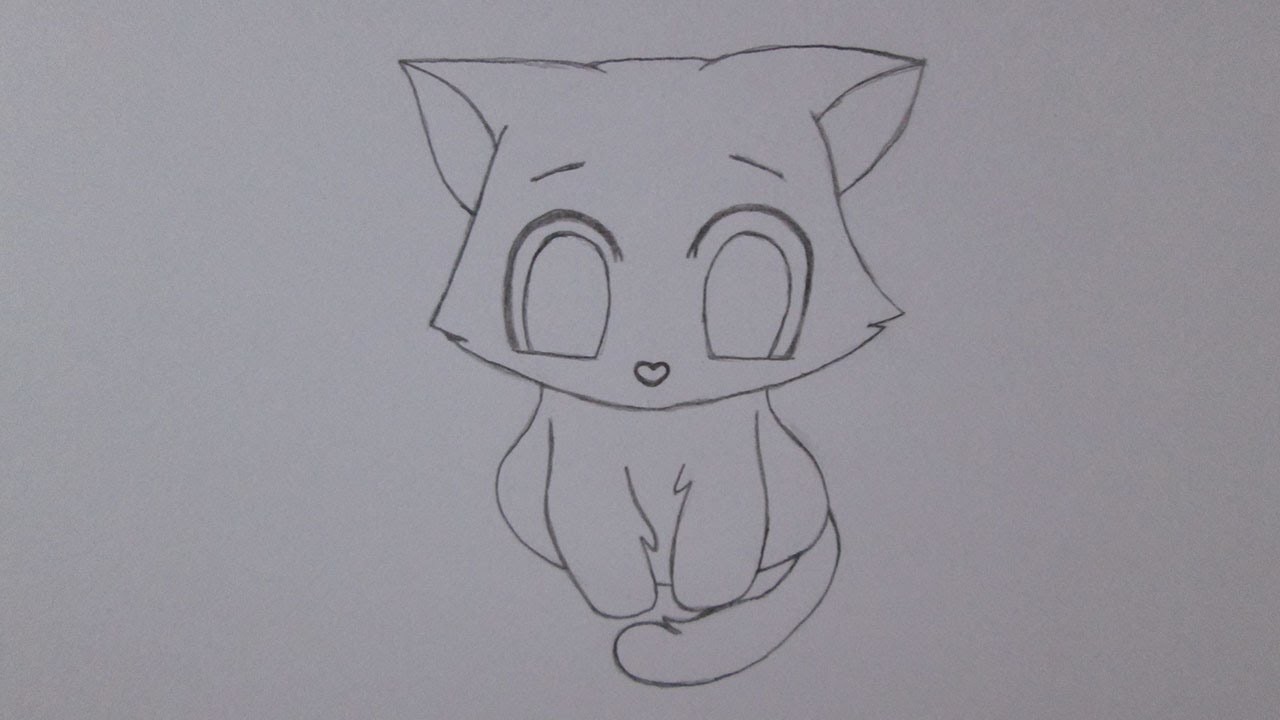 Cómo dibujar un gatito