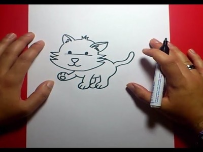 Como dibujar un gato paso a paso 16 | How to draw a cat 16