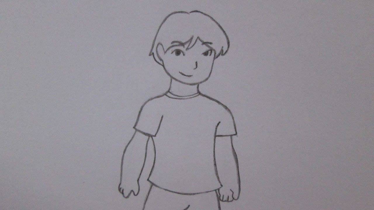 Cómo dibujar un niño