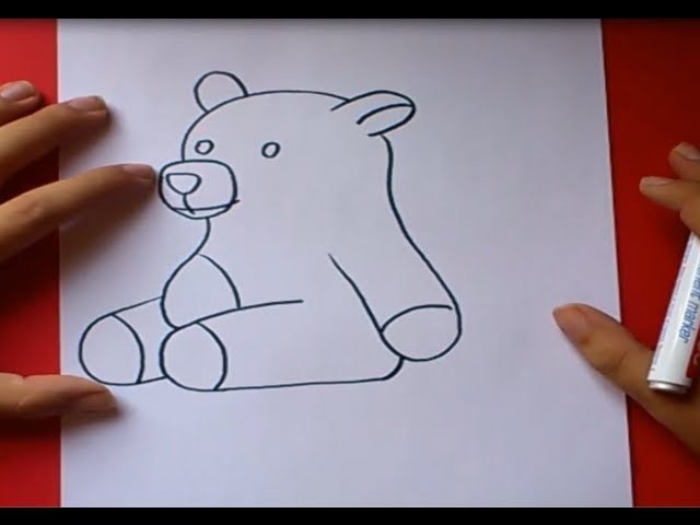 Como dibujar un oso de peluche paso a paso 3 | How to draw a teddy bear 3