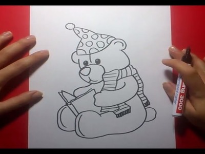 Como dibujar un oso de peluche paso a paso 11 | How to draw a teddy bear 11