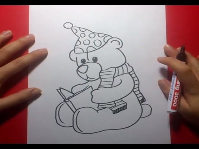 Como dibujar un oso de peluche paso a paso 11 | How to draw a teddy bear 11