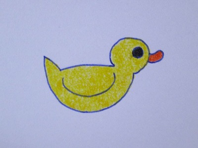Cómo dibujar un pato kawaii