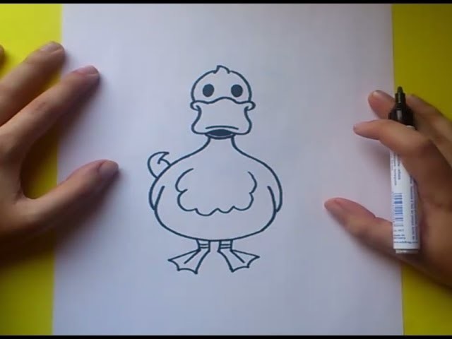 Como dibujar un pato paso a paso 5 | How to draw a duck 5