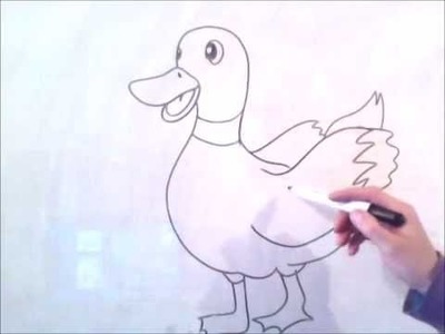 Como dibujar un pato paso a paso