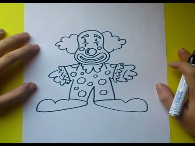 Como dibujar un payaso paso a paso 4 | How to draw a clown 4