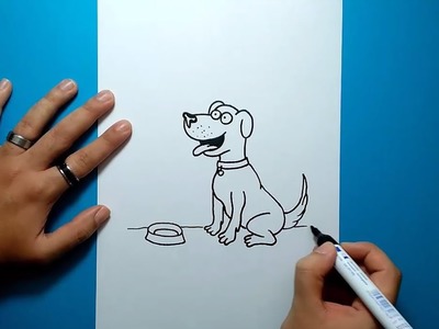 Como dibujar un perro paso a paso 29 | How to draw a dog 29
