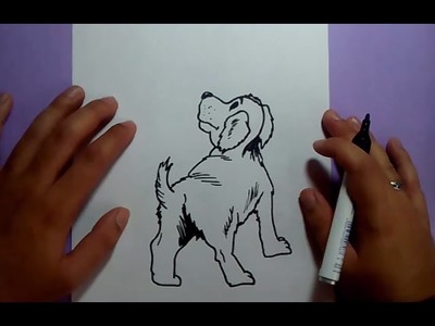 Como dibujar un perro paso a paso 26 | How to draw a dog 26