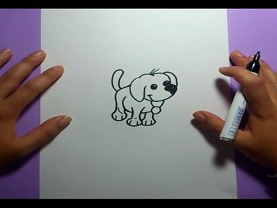 Como dibujar un perro paso a paso 15  | How to draw a dog 15