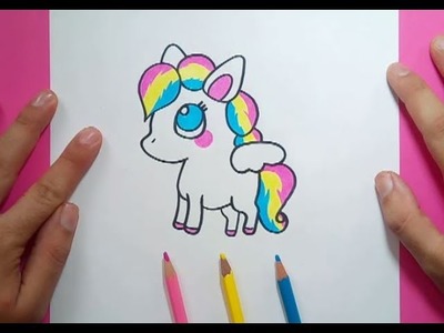 Como dibujar un Poni paso a paso | How to draw a Pony