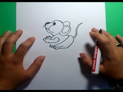 Como dibujar un raton paso a paso 6 | How to draw a mouse 6