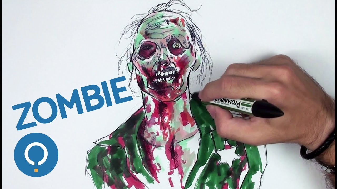 Cómo dibujar un Zombie realista