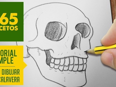 COMO DIBUJAR UNA CALAVERA. how to draw a skull