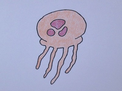 Cómo dibujar una Medusa de Bob Esponja