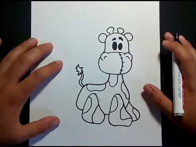 Como dibujar una vaca paso a paso 2 | How to draw a cow 2