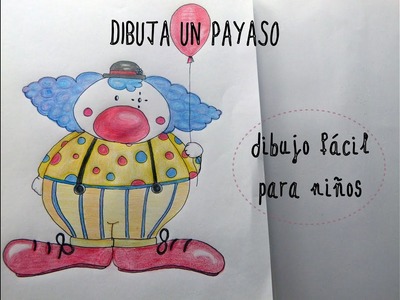 Dibuja un payaso [Carnaval| Dibujo fácil para niños]