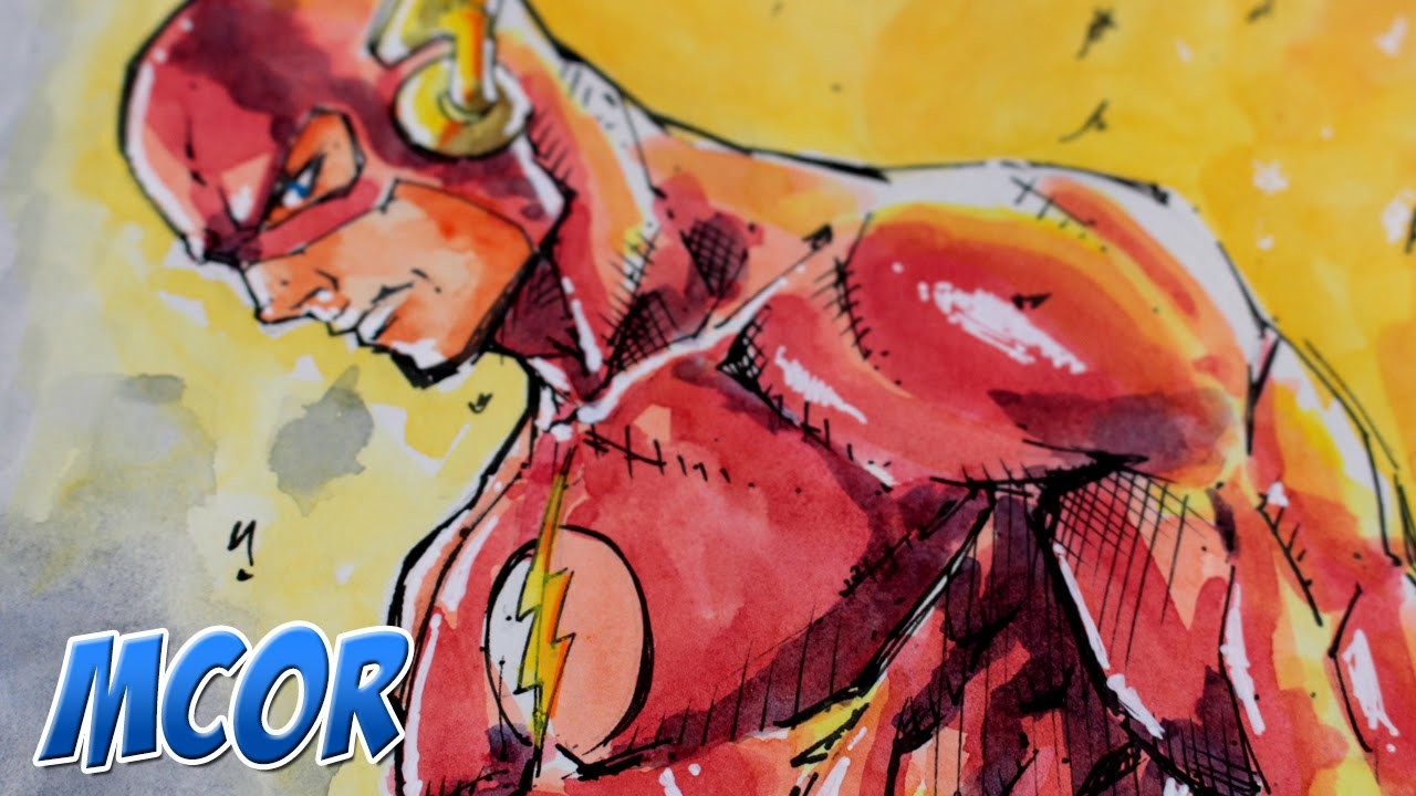 Dibujando a Flash de DC Comics
