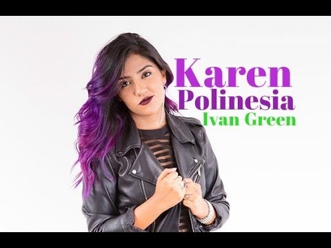 DIBUJANDO A KAREN POLINESIA :3. Ivan Green XD