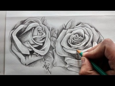 Diseño Tatuaje Rosas Realistas. Realistic Roses Tattoo Design - Nosfe Ink Tattoo