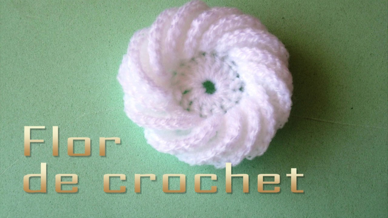 DIY - Flor de crochet de 15 pétalosDIY - 15-petal crochet flower