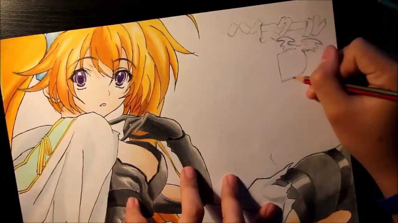 Drawing.Dibujando a Irina Shidou(HighSchool DxD New)HD