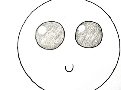 Emoticones: Cómo dibujar un emoji kawaii a lápiz paso a paso - Fácil