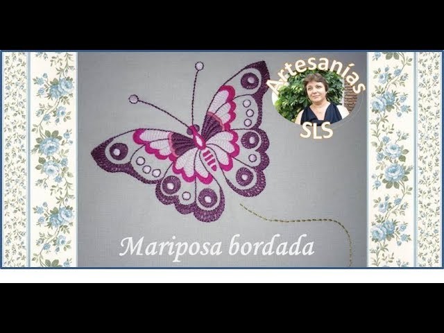 Mariposa bordada a mano ♥ Parte 2.2 ♥