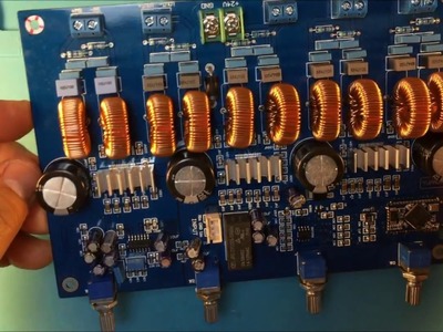Prueba Funcional de Amplificador TPA3116 de 4.1 Canales, 300 Watts