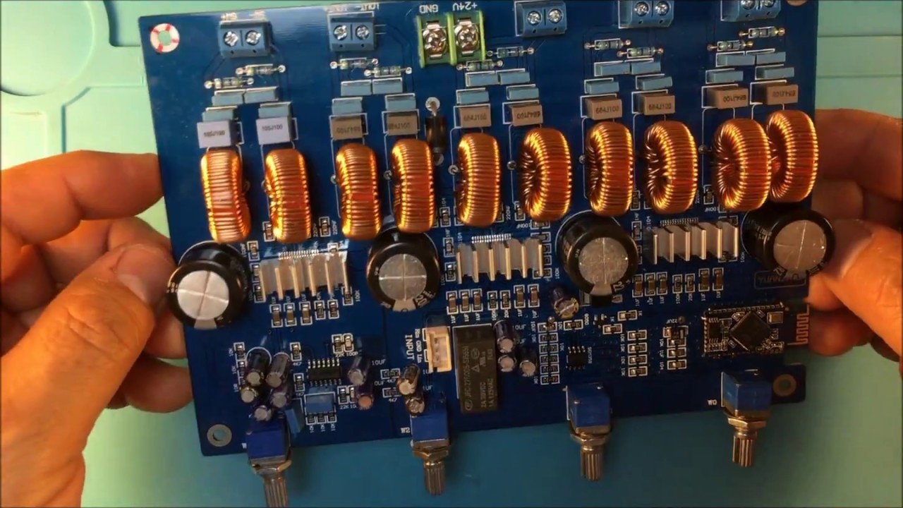 Prueba Funcional de Amplificador TPA3116 de 4.1 Canales, 300 Watts