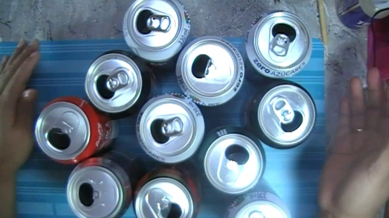 Reciclando latas de refresco (Tic para scrap )
