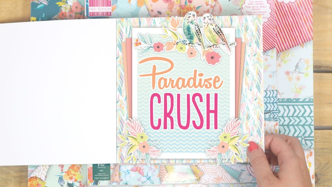 Set de scrapbooking Paradise Crush de First Edition