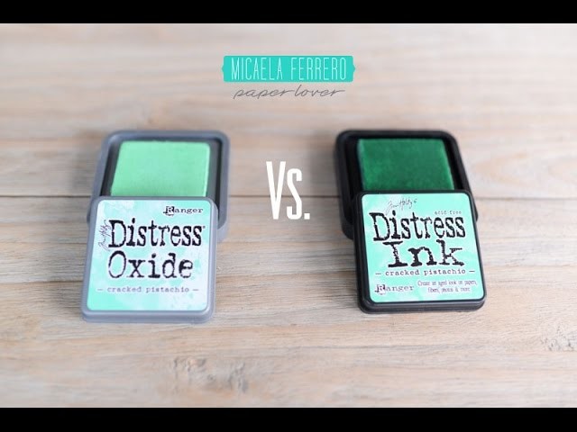 Tintas Distress Oxide vs Distress Inks