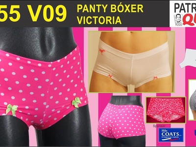 1055 V09 Panty Victoria  Costura fácil en casa